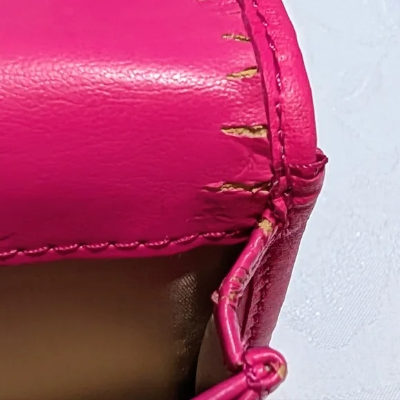 Coach Alexandra Slim Envelope Pink Signature Wallet Canvas And Leather - Picture 14 of 17